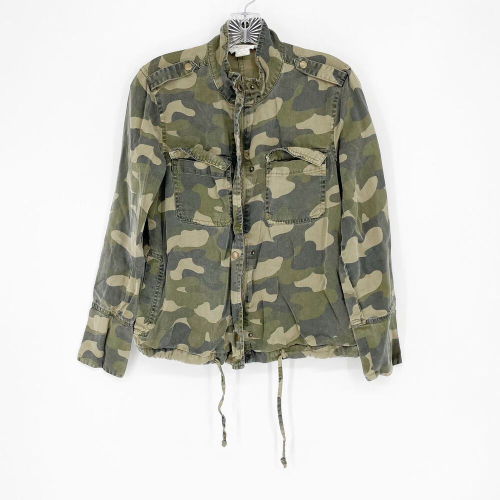 C&C California 100% Lyocell Camouflage Jacket Size XS